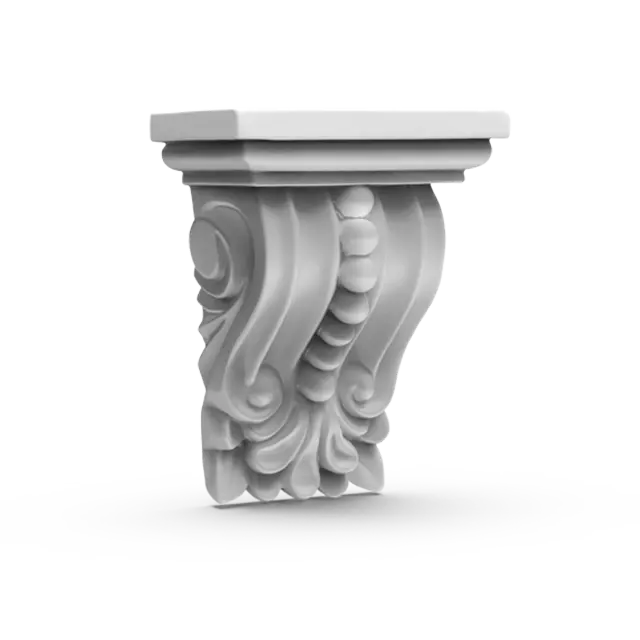Interior PU Plastic Corinthian Fluted Concrete Roman Column