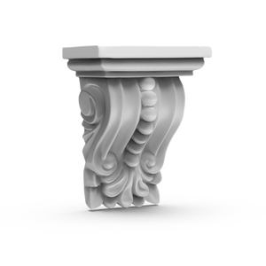 Ménsulas decorativas Poliuretano Corbe a prueba de humedad Resistente a impactos para revestimiento de decoración de paredes Suministro directo de fábrica - Product Image 1