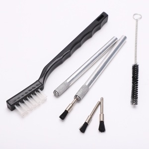 Juego de cepillos de limpieza con cerdas de nailon y mango de alambre de hierro, herramienta multifuncional para limpieza de tuberías para uso mecánico GK17 - Product Image 2