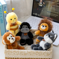 Porte-clés pendentif animal en peluche de coton parfumé, série très populaire, 15 cm, unisexe, en coton PP, jouets en peluche mignons