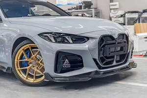 Griglia anteriore in fibra di carbonio stile KXY CSL per <span class=keywords><strong>BMW</strong></span> 4 serie <span class=keywords><strong>G22</strong></span> G23 G26 2020 + griglia paraurti auto - Product Image 4