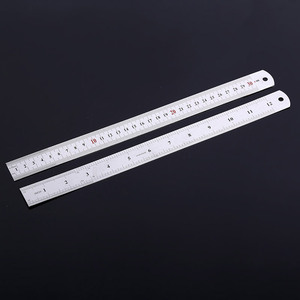 Steel Straight Ruler 30 Cm 50 Cm 60 Cm Double Sided <b>Measuring</b> <b>Tool</b> For Woodworking And Precision Measurement - Product Image 3
