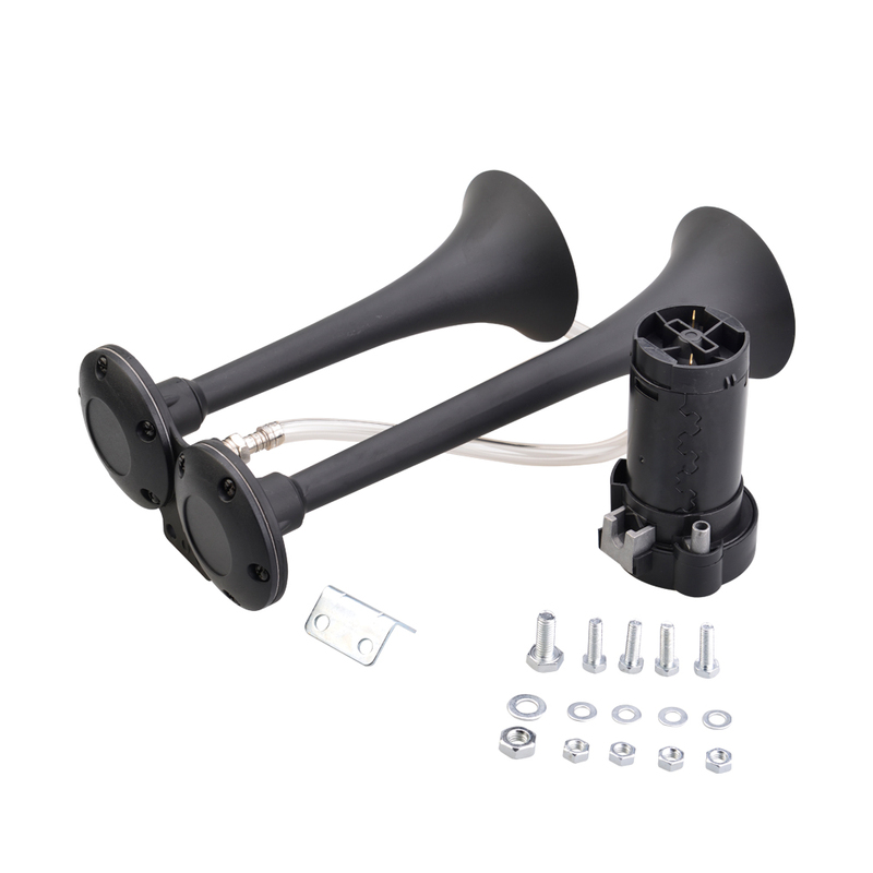 Car Air Horn 12V Black Low