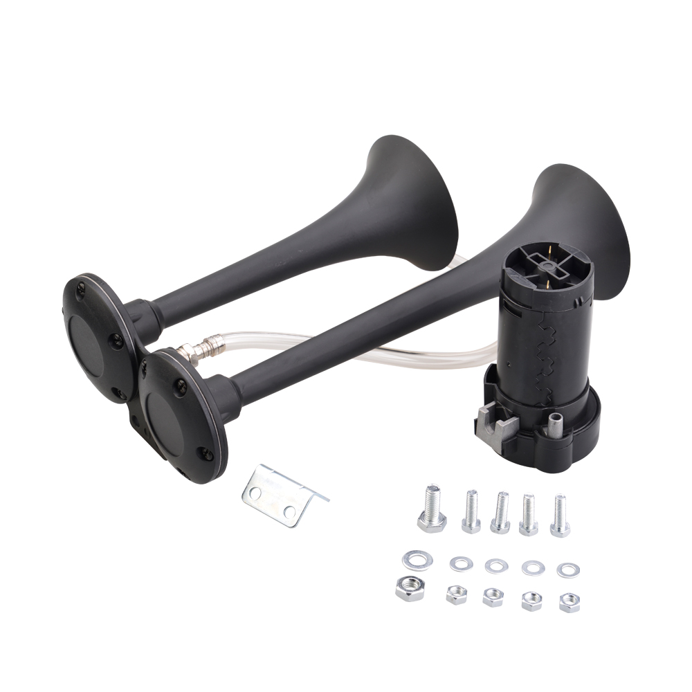 AOLIHAN Kit De Klaxon De Camion 150 DB - 4 Trompettes - 12 V - Klaxons De Train Super