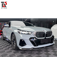 Diffuseur arrière en fibre de carbone sèche, séparateur de pare-chocs avant style MP pour BMW Série 5 G60 G68 I5, lèvre arrière, jupes latérales, kit carrosserie