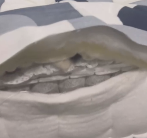 <span class=keywords><strong>Materasso</strong></span> ibrido dal Design moderno nuovo lancio classico blu bianco reticolo primavera tranquilla traspirante per la camera da letto Villa dell'hotel di casa - Product Image 5