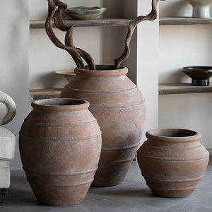 <span class=keywords><strong>Macetas</strong></span> <span class=keywords><strong>Grandes</strong></span> <span class=keywords><strong>de</strong></span> Cerámica Terracota Hechas a Mano, Estilo Europeo, <span class=keywords><strong>para</strong></span> Decoración del Hogar y <span class=keywords><strong>Jardín</strong></span>, <span class=keywords><strong>para</strong></span> Balcón - Product Image 5