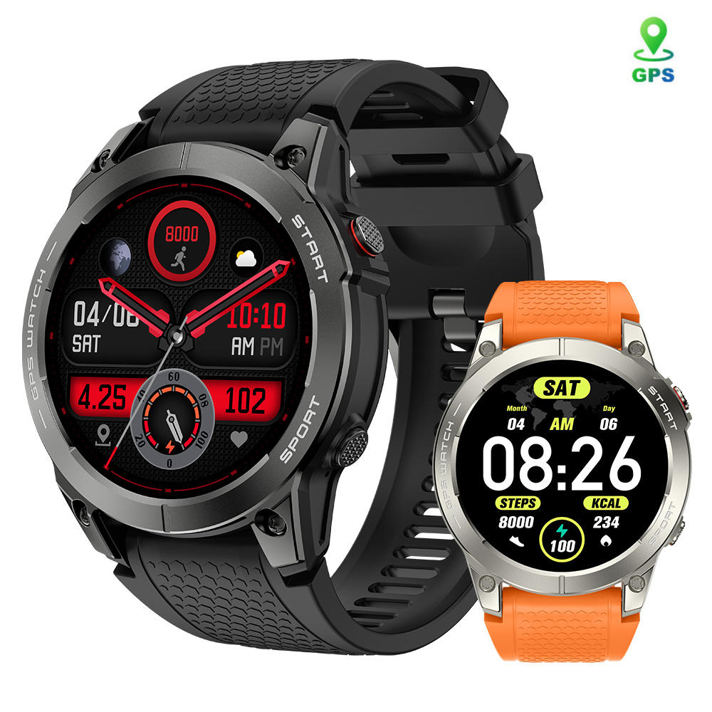2026  GPS Smartwatch S53Z BT Call 1.43inch Amoled Screen IP68 Waterproof Fitness Tracker Sport Reloj Smart Watch VS DM56