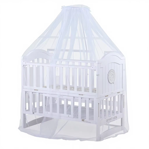 <span class=keywords><strong>Cuna</strong></span> coreana tejida de estilo abierto con cubierta antimosquitos, marco de acero inoxidable, personalizable, 200TC, Festival Summer Marine - Product Image 5