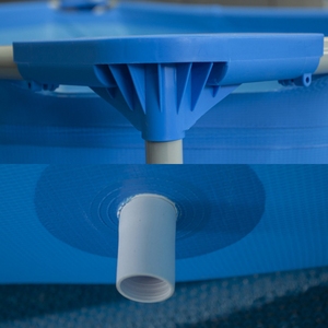 Ngoài trời hình chữ nhật khung kim loại hồ bơi Inflatable hồ bơi nước trên mặt đất cho sân sau vườn waterparty - Product Image 4