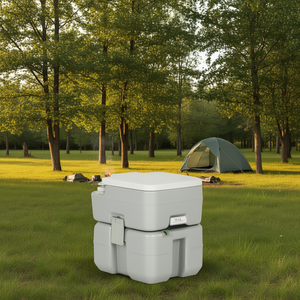 Inodoro de viaje portátil de 5,3 galones con bomba de pistón eficiente - Product Image 2