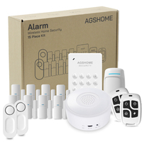 Système d'alarme WiFi Tuya OEM, système de sécurité intelligent pour la maison, kit d'alerte WiFi Smart Life, vente directe d'usine, alertes via application, caméra de sécurité