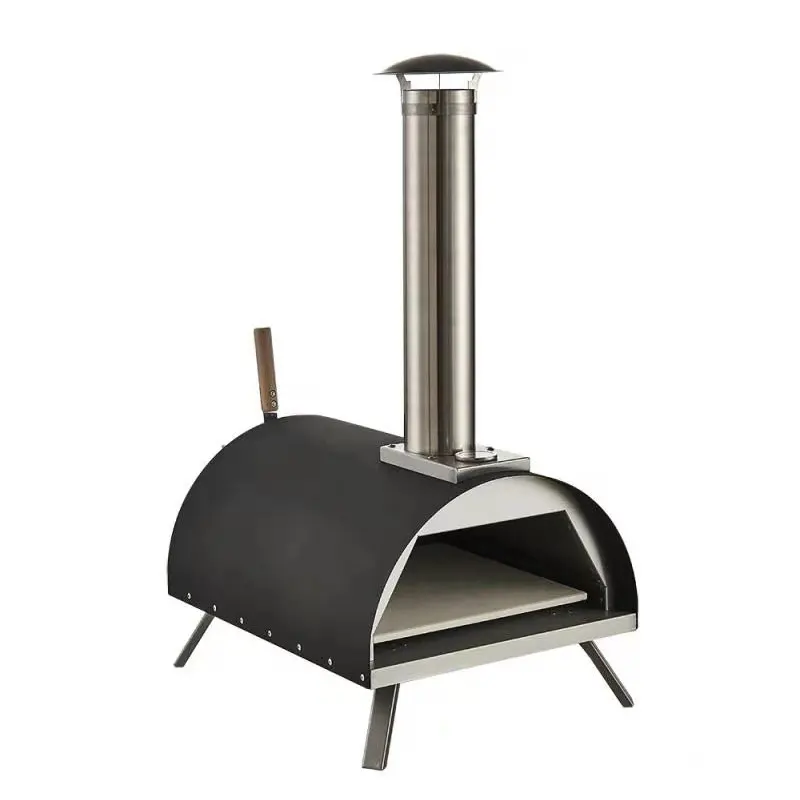 Camping portable wood fired pizza oven outdoor