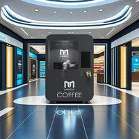 Robot Barista Commercial Intelligent pour Latte Art – Machine à Café Semi-Automatique IA en Métal pour Usage Commercial