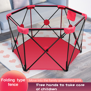 <span class=keywords><strong>Parc</strong></span> pour bébé moderne pliable à 6 faces en acier Aire de jeu intérieure et extérieure sûre avec fonction de pliage pour la maison, la chambre à coucher ou le <span class=keywords><strong>parc</strong></span> - Product Image 6