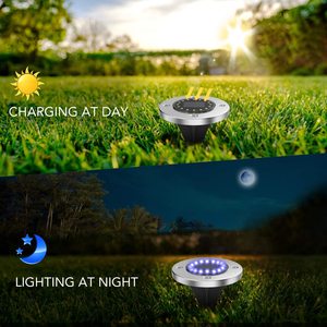 <span class=keywords><strong>Luz</strong></span> Solar de 16 Leds <span class=keywords><strong>para</strong></span> Exteriores, Foco de Suelo <span class=keywords><strong>para</strong></span> Jardín, Camino y <span class=keywords><strong>Patio</strong></span> - Product Image 2
