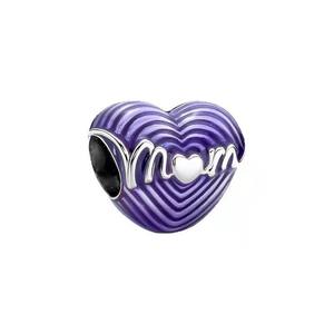 Abalorios de Plata 925 para Niños Panjia, Cuentas en Forma de Corazón para Hacer Joyas, Unicornio con Cuentas, Accesorios de Zirconia de Moda para DIY - Product Image 5