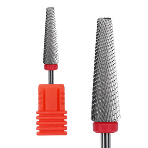Super Long 5-in-1 Cross Cut Carbide Nail <b>Drill</b> <b>Bit</b> Set for Electric Manicure Acrylic Gel Removal - Product Image 6