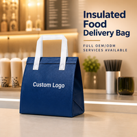 Sac isotherme non tissé personnalisé en gros, sac de livraison jetable pour café, imperméable, écologique et léger