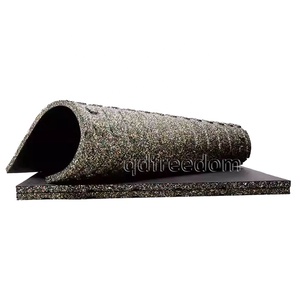 Tapis de sol de gym en caoutchouc noir imperméable, dalles de sol de 15 à 50 mm d'épaisseur, logo personnalisable, sol de centre de remise en forme unisexe, <span class=keywords><strong>FREDO</strong></span> FRD-002 - Product Image 6