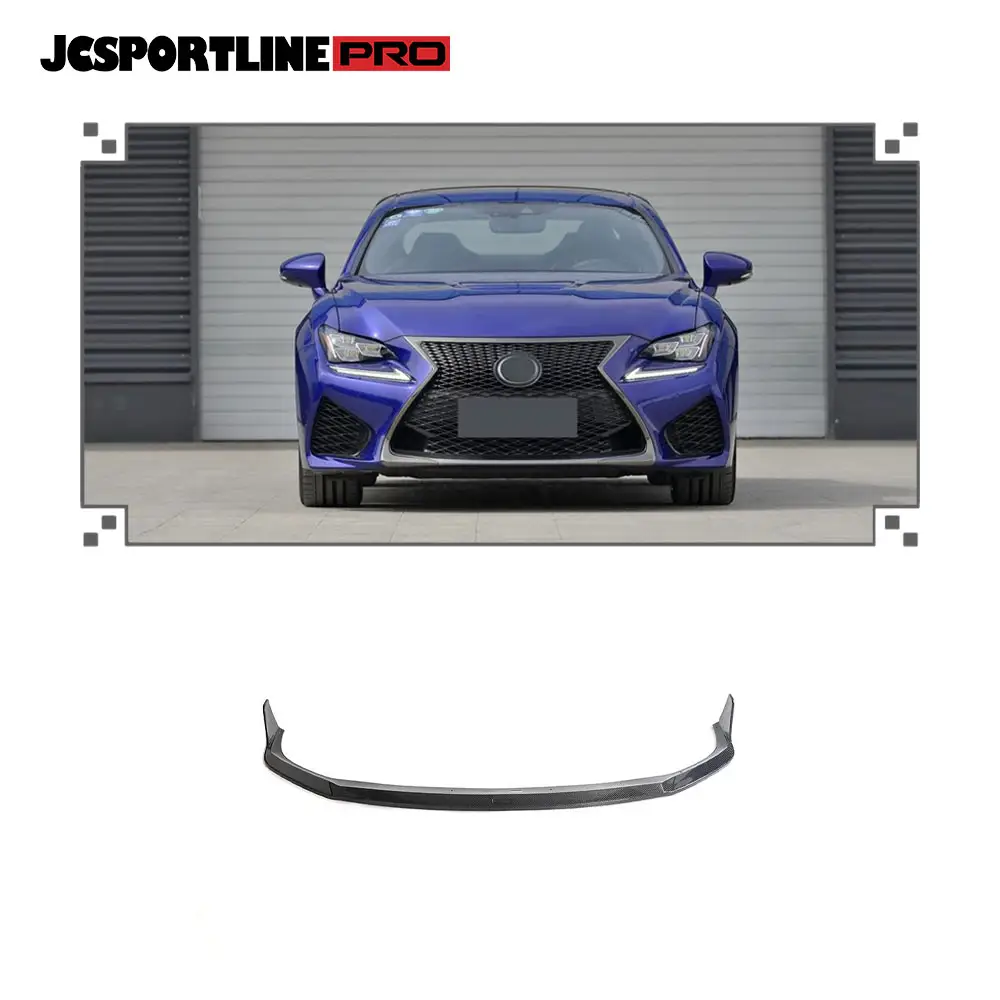 Spoiler dianteiro em fibra de carbono para Lexus RCF 15-18