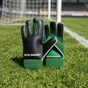 Gants de gardien de but professionnels personnalisés avec impression, support OEM pour l'entraînement au football et au soccer, paume en latex épais - Product Image 2