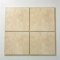 Carreaux de sol en porcelaine moderne antidérapants mats 400*400, antibactériens, à veinage aléatoire, pour cuisine, salle de bain, villa