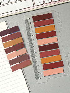 Notas adhesivas de plástico de bajo precio, Bloc de notas transparente autoadhesivo, banderas de página impermeables <span class=keywords><strong>para</strong></span> organización - Product Image 3