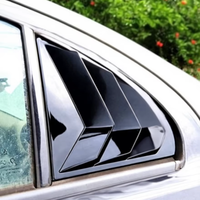 Convient pour Mitsubishi Lancer EX EVO 2009-2016, persiennes de fenêtre latérale arrière, garniture décorative de fenêtre latérale