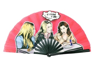 Abanico Plegable Japonés Grande para Decoración y Accesorios de Festival Alienígena - Product Image 5