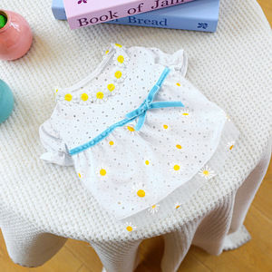 Cool Fresh Summer Pet Daisy Tulle Skirt Patterns <b>Clothes</b> Dog Shirts T Shirt Pet <b>Clothes</b> Pet Dresses <b>Clothes</b> - Product Image 4