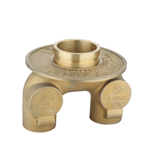 Raccords d'hydrant avec clapet 4 pouces rainurés x 2 1/2 pouces x 2 1/2 pouces Str. Corps de cloche à bascule en laiton - Product Image 6