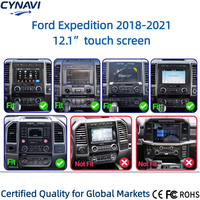 Écran radio 2DIN de 12,1 pouces pour Ford Expedition 2018-2021, Android Auto sans fil, CarPlay, écran tactile, BT5.0