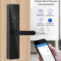 KROVI G08 FCC/CE/RoHS/ Certifié Tuya WiFi Contrôle à distance Serrure intelligente Cerradura Inteligente Serrures intelligentes pour portes en bois