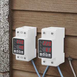 Din Rail điều chỉnh tự động phục hồi trên dưới Điện áp rơle bảo vệ Rơle bảo vệ kỹ thuật số điện 220V Bảo vệ điện áp - Product Image 1