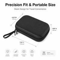 Étui de voyage compact en EVA rigide pour cartes de jeu, support de rangement portable pour cartouches NS Switch, PS Vita, 3DS/DS et cartes mémoire SD