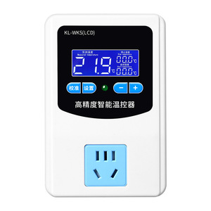 Contrôleur de température numérique intelligent Kl Wks Lcd 220v 15a pour CVC avec sonde et interrupteur - Product Image 1