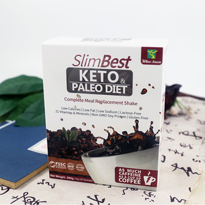 Batido de Café en Polvo Sustituto de <span class=keywords><strong>Comida</strong></span> <span class=keywords><strong>Keto</strong></span> PALEO DIET, Sabor a Azúcar, Certificado Halal - Product Image 4