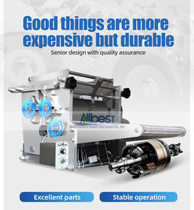 เครื่องทำเครปสแตนเลสขนาด 10 ซม. แบบพกพา อัตโนมัติ ขนาดใหญ่/เล็ก สำหรับทำขนมปังกรอบ แพนเค้ก เหมาะสำหรับครัวเรือนจีนและอาหรับ - Product Image 3