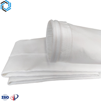 Sac filtrant en feutre aiguilleté polyester haute efficacité pour dépoussiéreur, avec bande de fixation supérieure, pour systèmes de filtration d'air, usage agricole, Jin Bangtai