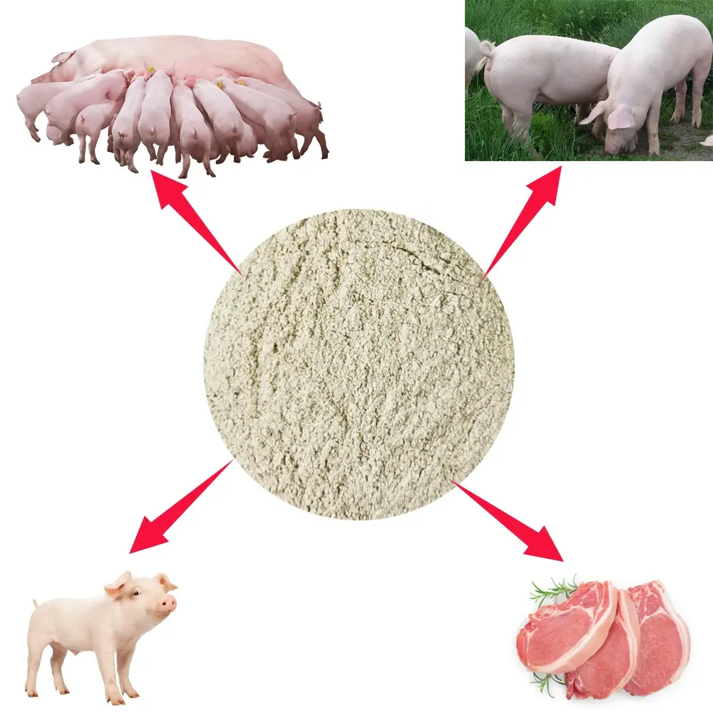 4% cerdos de 7 días a 15kg de peso promueven el crecimiento aditivo para piensos premezcla vitamínica