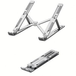 Adjustable Portable Foldable Aluminum Laptop <b>Stand</b> Notebook Holder <b>Tablet</b> Computer Base Business Gift Macbook Pro Air Desk - Product Image 1