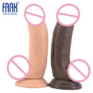 FAAK सबसे अच्छी कीमत थोक के साथ सेक्स खिलौना मुक्त नरम और स्वस्थ पर्यावरण के अनुकूल 17*4cm के लिए Dildo के वयस्क सेक्स खिलौने