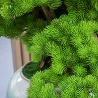 Bonsaï artificiel réaliste en pin, plante artificielle en pot, pin d'accueil pour la décoration de la maison, du bureau et du jardin
