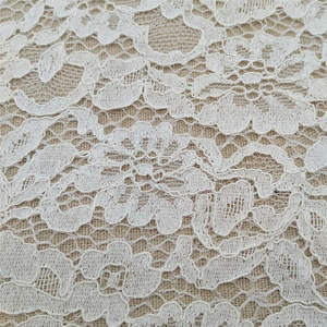 Tissu en dentelle française tricotée, fantaisie, luxe, traditionnel, motif floral vintage, dentelle en nylon - Product Image 4