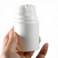 Flacons de lotion sans air en PP blanc vides de 30 ml, 100 ml, 150 ml avec pompe en plastique pour crème pour le visage
