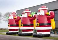 Décoration de noël gonflable de 4 pièces, pour une fête, en location ou une publicité