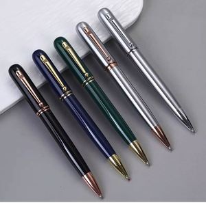 Bolígrafo de Metal de Lujo Personalizado con Tinta Multicolor, Impresión UV de Marca Personalizada, Ancho de Escritura de 1.0 mm, para Negocios y Bodas - Product Image 1
