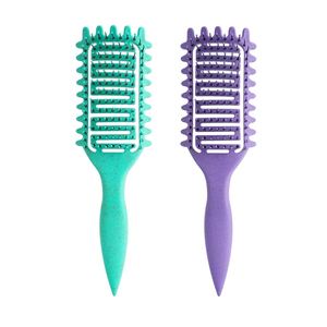 Cepillo de Pelo de Paja de Trigo y Nylon para Peinar y Definir el Estilo, con Ventilación, para Uso en Casa o Salón, Precio Mayorista - Product Image 1
