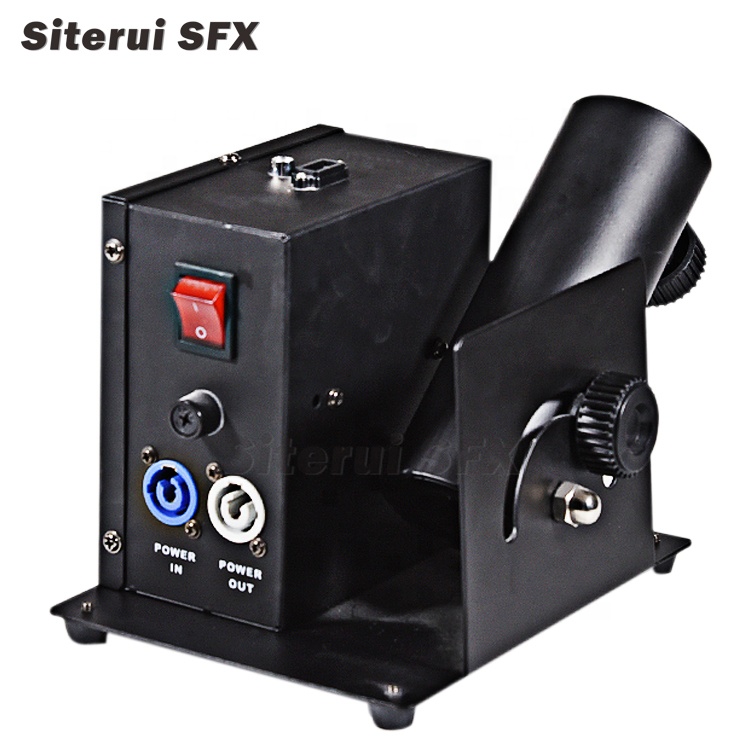 SITERUI SFX DMX CO2 машина для производства конфетти 20 Вт с одной головкой, бумажное конфетти, оборудование для профессионального аудио-видео освещения